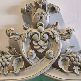 Not For Sale - Iza: Mahogany Mirror in Yorkshire Stone