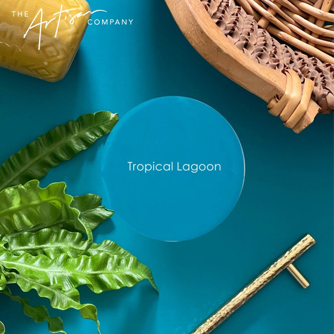 Tropical Lagoon: A colour that allows for an injection of that holiday energy into your space...permanently