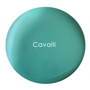 Cavalli Velvet Luxe swatch – artisan sea green with mid-blue undertones