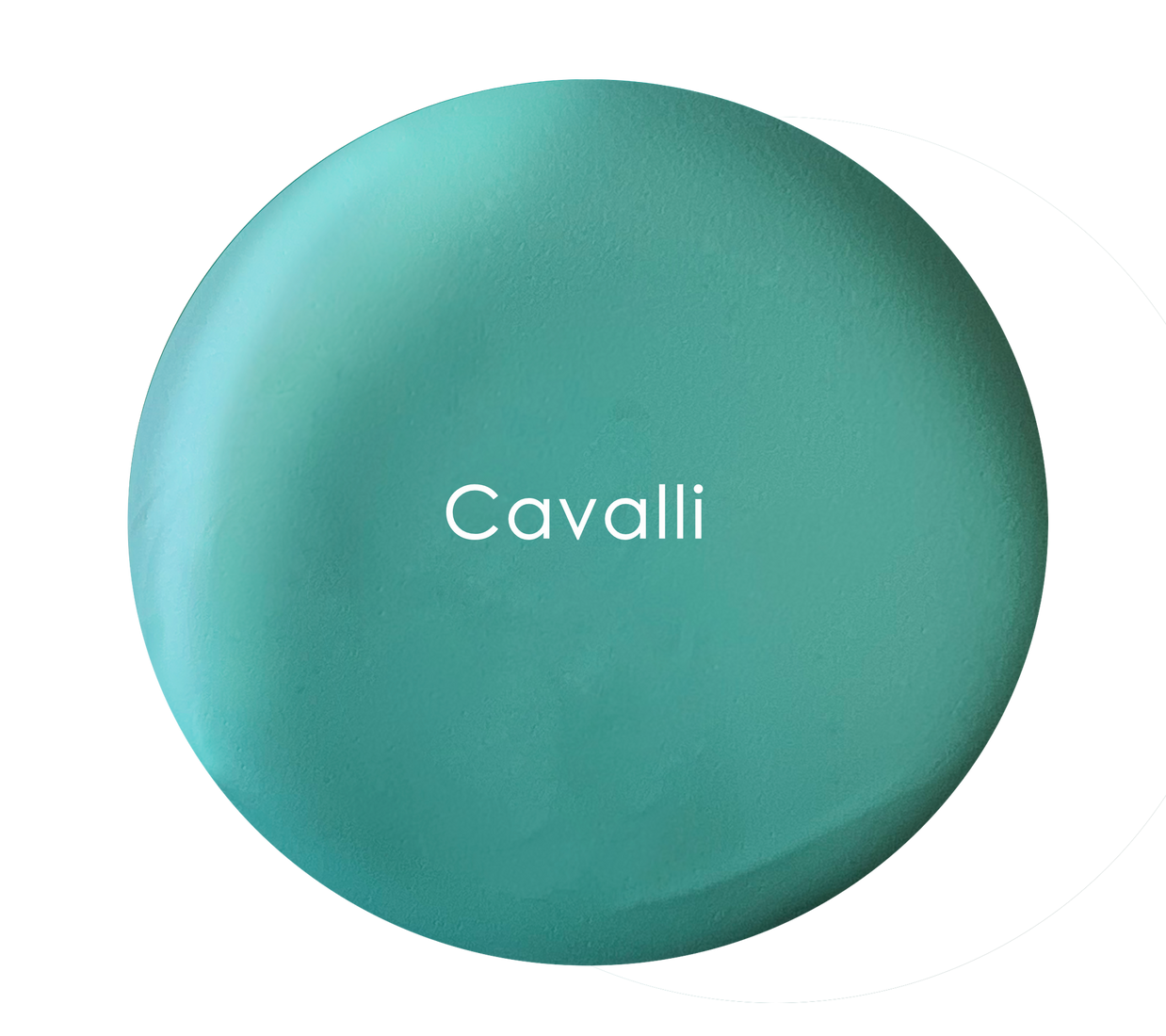 Cavalli wall paint swatch – artisan sea green with mid-blue undertones