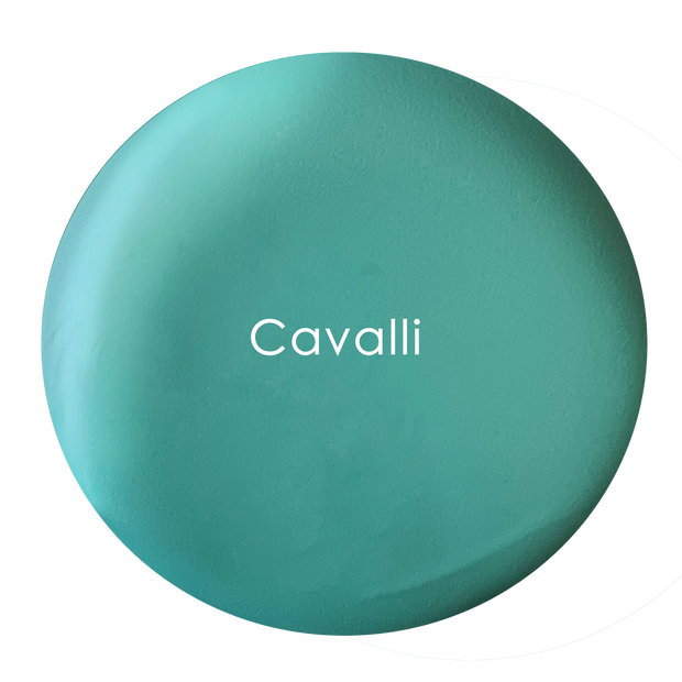 Cavalli wall paint swatch – artisan sea green with mid-blue undertones
