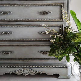Not For Sale - Stephanie: Oversized carved set of drawers
