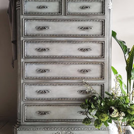 Not For Sale - Stephanie: Oversized carved set of drawers