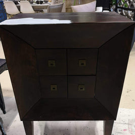 Not For Sale - Commissioned Drawers in layered blues with a subtle black glaze