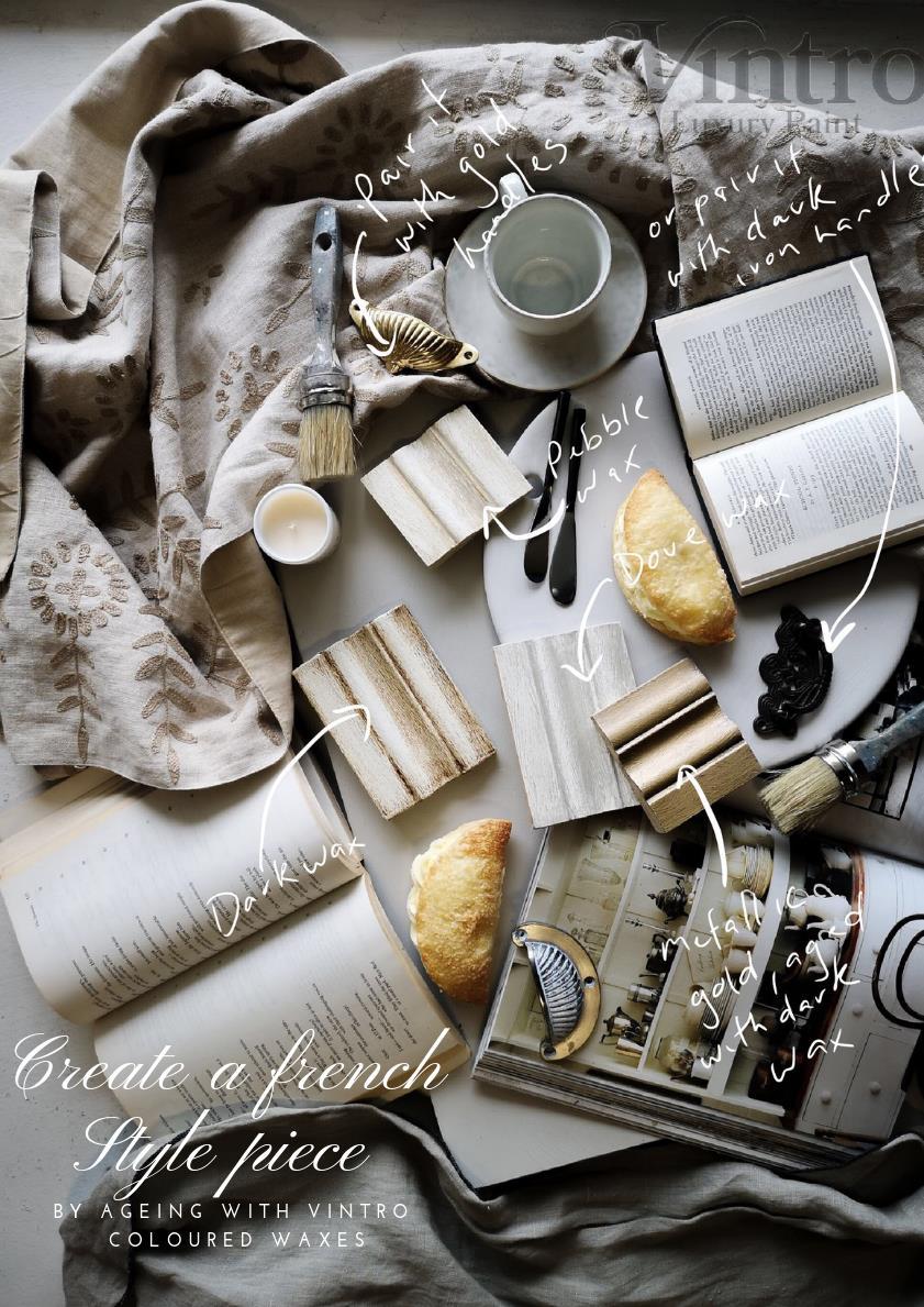 Create a french look with Vintro Coloured Waxes