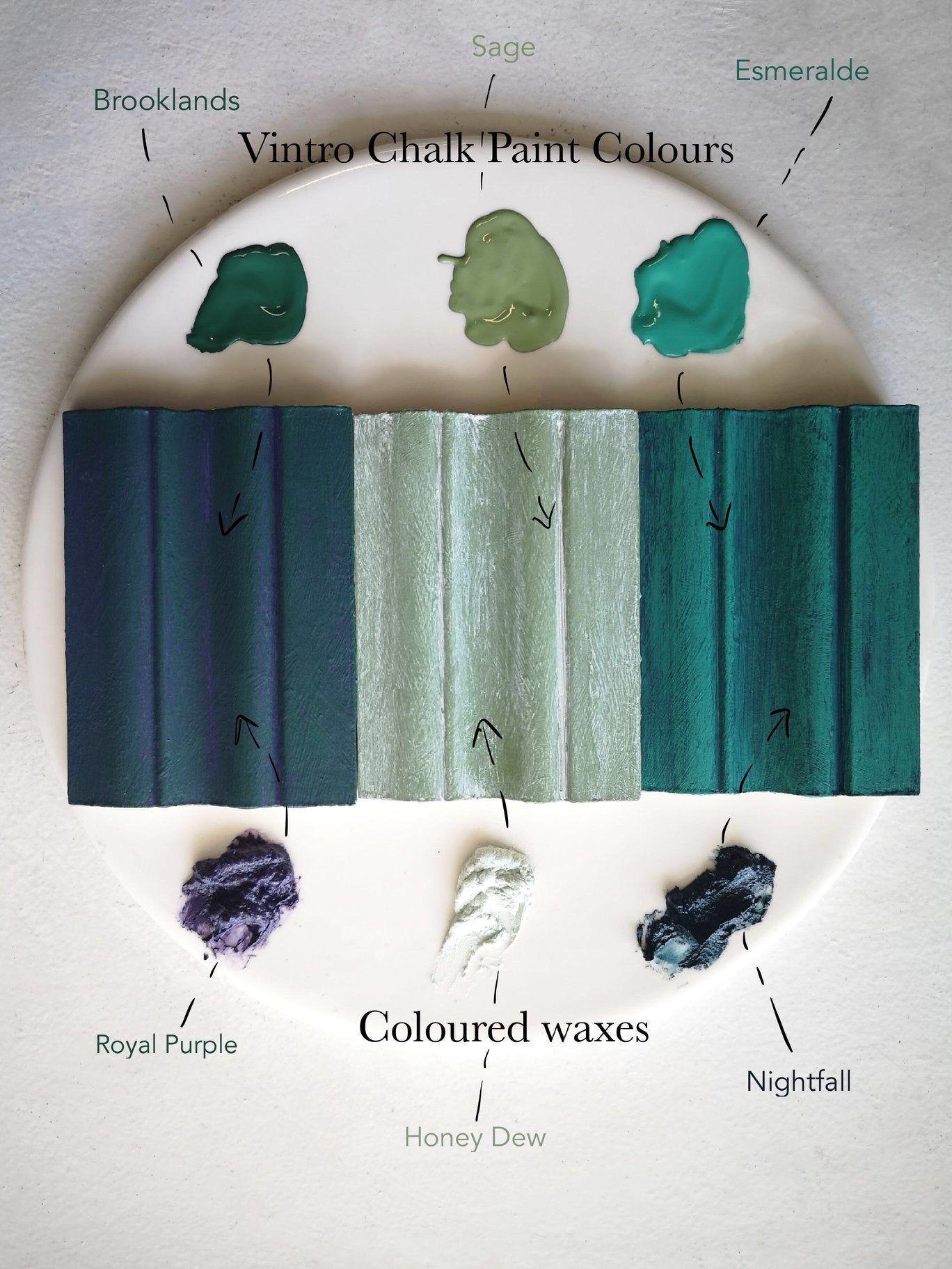 Paint Finishes with Coloured Wax