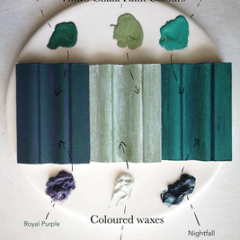 Paint Finishes with Coloured Wax