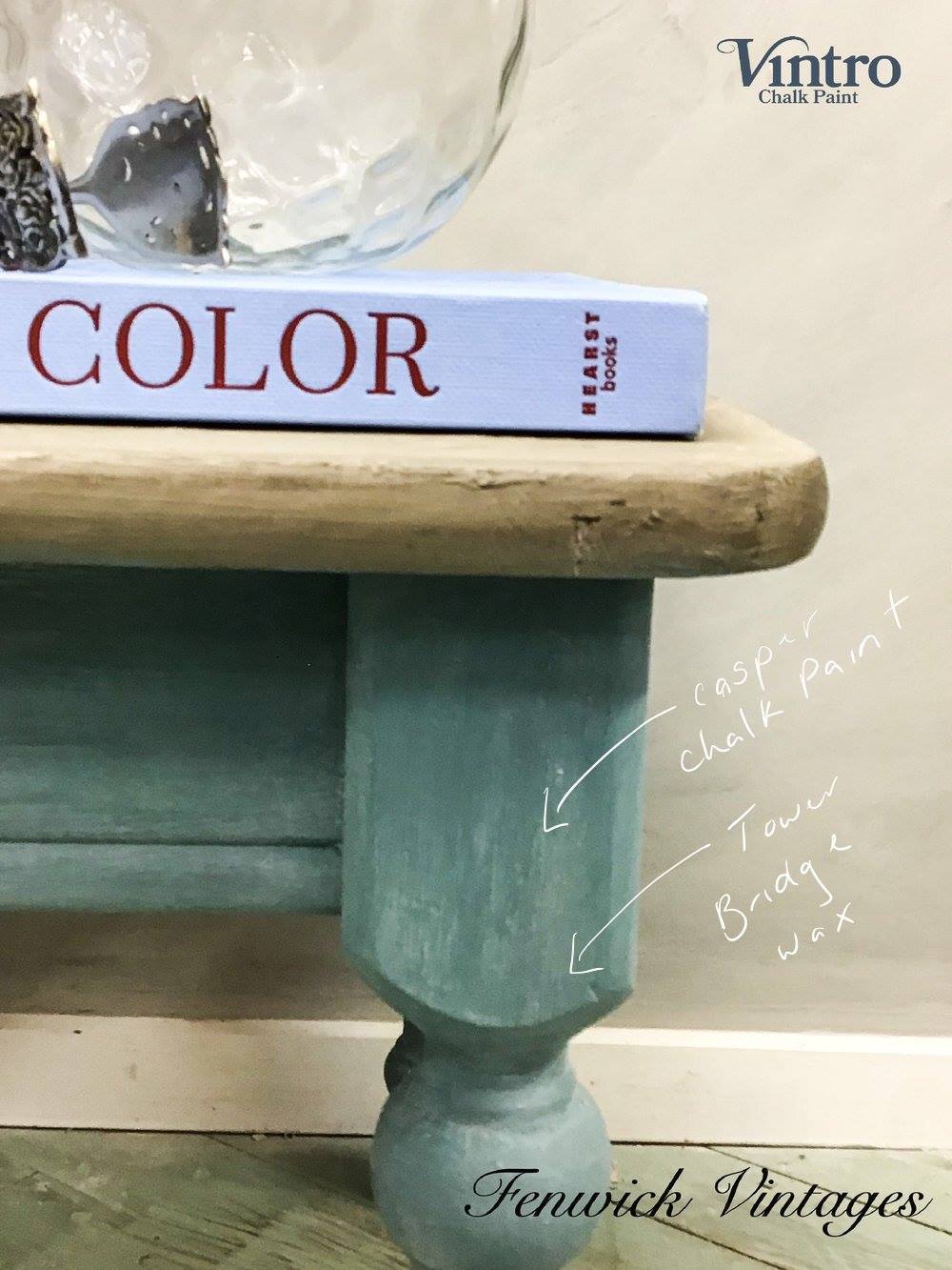 Paint Finishes with Coloured Wax