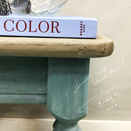 Paint Finishes with Coloured Wax