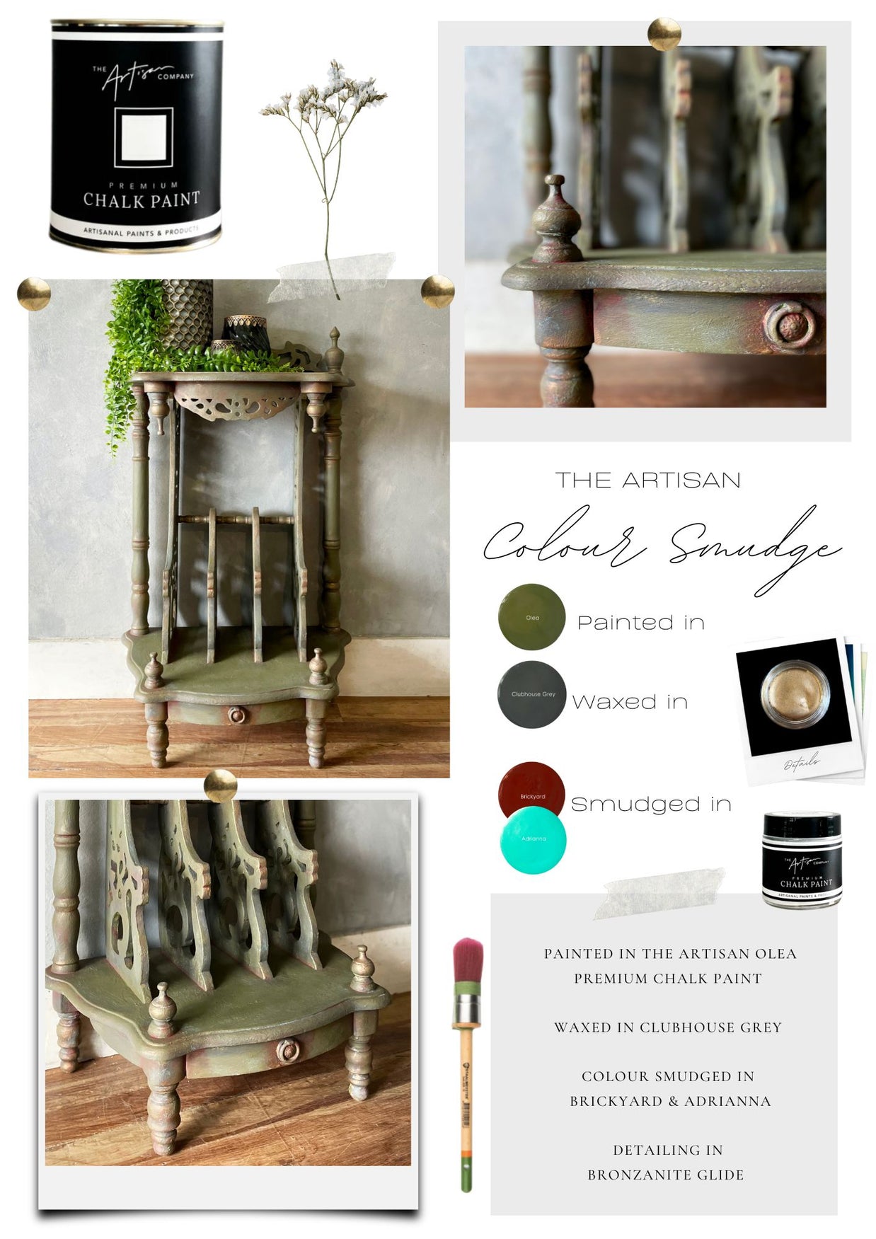 The Artisan Colour Smudge over Olea