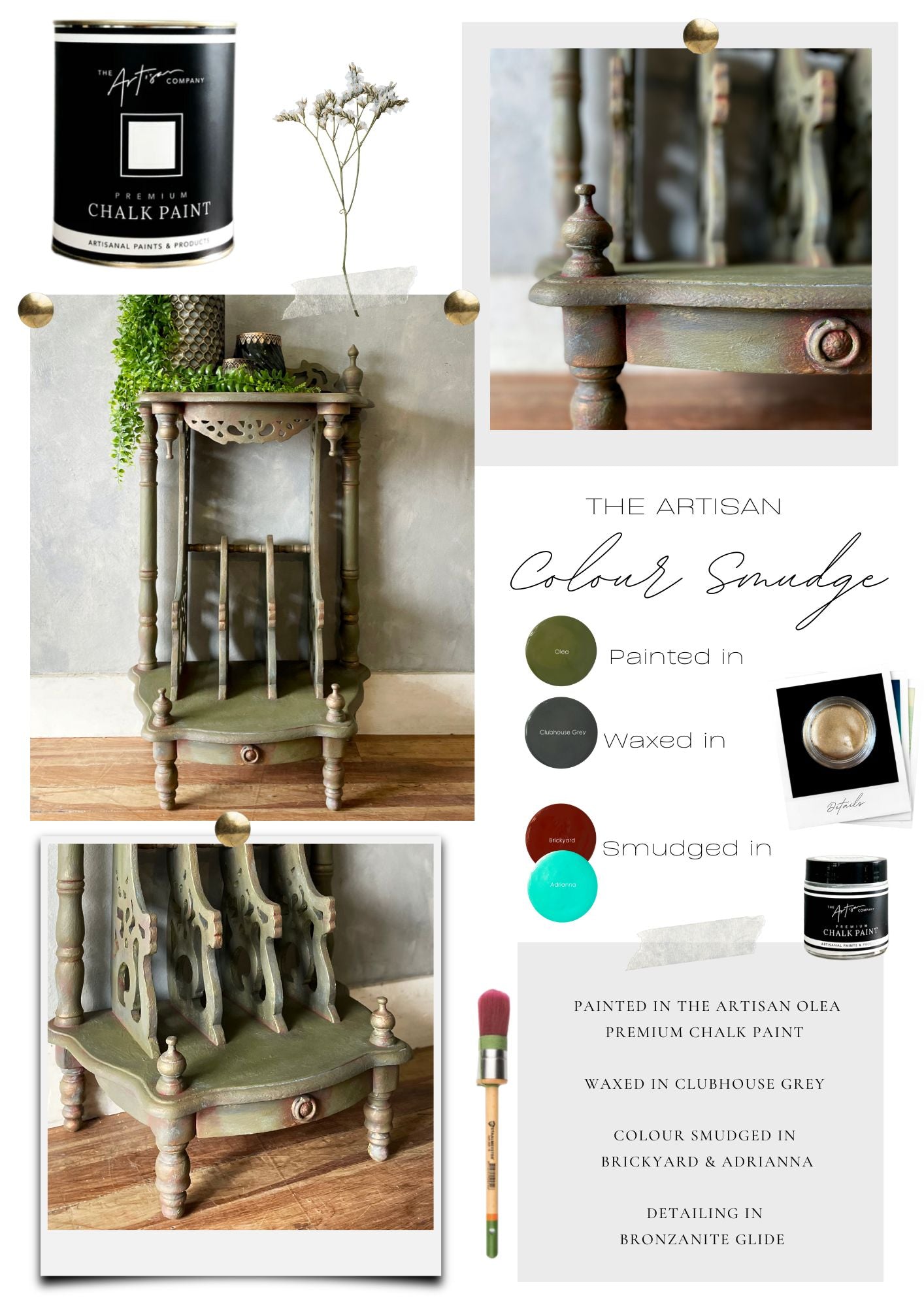 The Artisan Colour Smudge over Olea