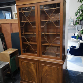 Not For Sale - Commissioned Crisp White cabinet in Vintro Crystal No Seal