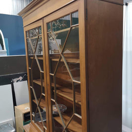 Not For Sale - Commissioned Crisp White cabinet in Vintro Crystal No Seal