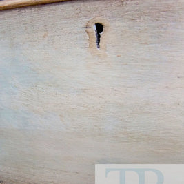 Not For Sale - Allesandra: Half round antique sideboard in Chateau Grey