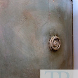 Not For Sale - Allesandra: Half round antique sideboard in Chateau Grey