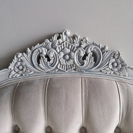 Not For Sale - Commissioned Bedroom Suite in a french style white & blue finish