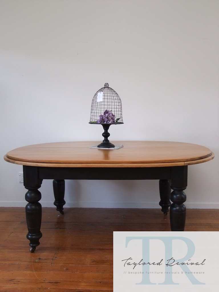 Commissioned farmhouse chic dining table