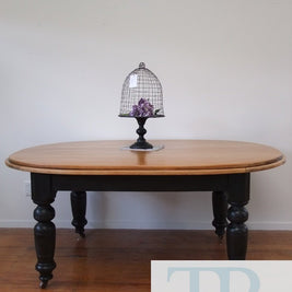 Commissioned farmhouse chic dining table