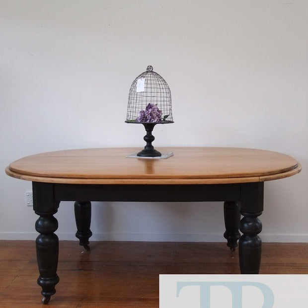 Commissioned farmhouse chic dining table