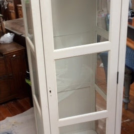 Commissioned glass display cabinet