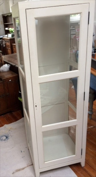Commissioned glass display cabinet