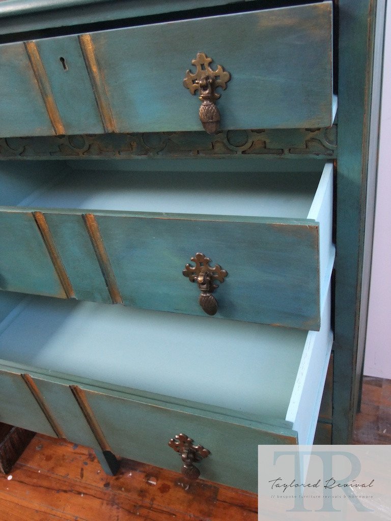 Not For Sale - Arial: Beautiful Solid Mahogany Antique set of drawers