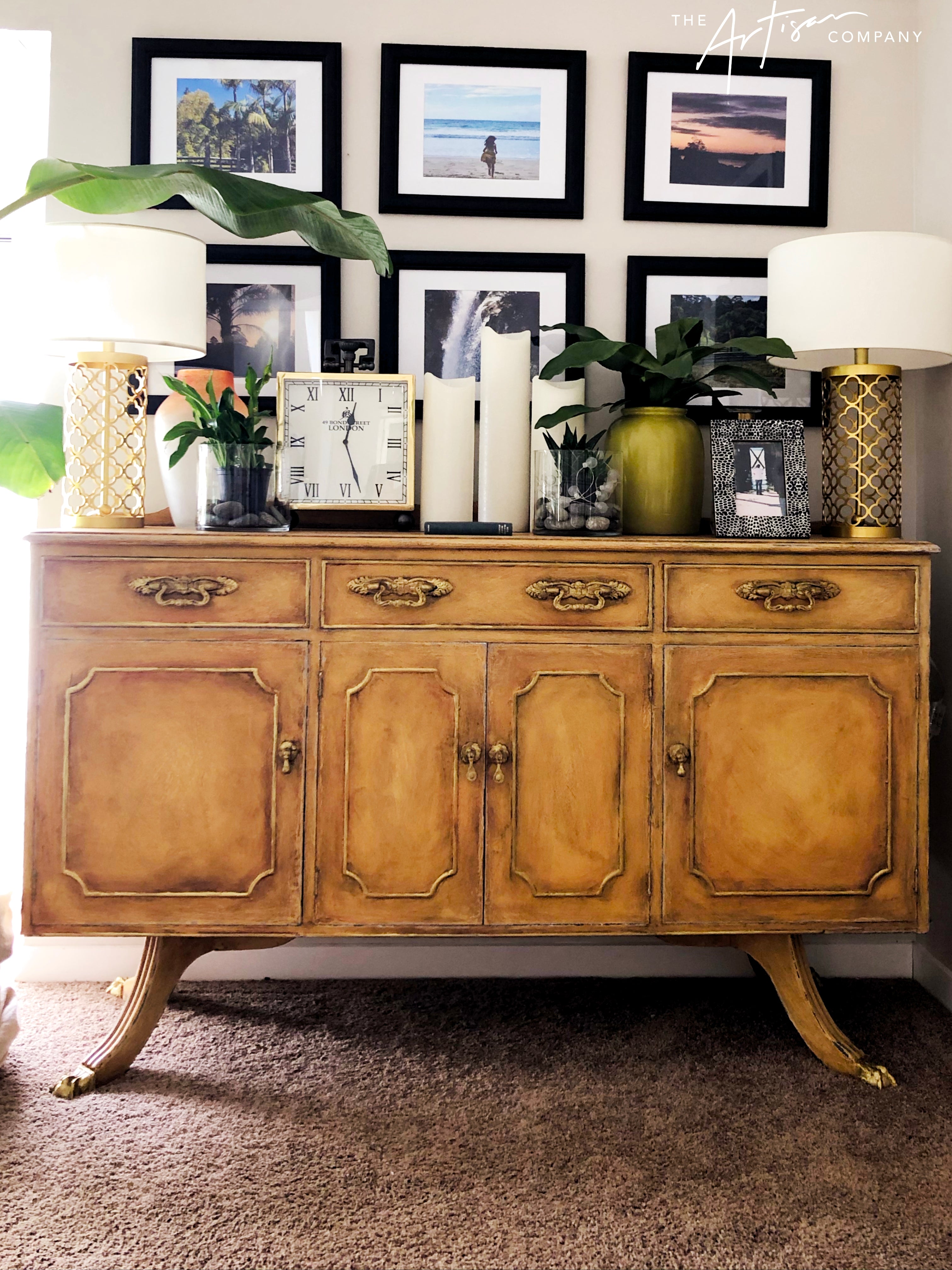 Not For Sale - Sideboard in Artisan Country Mustard
