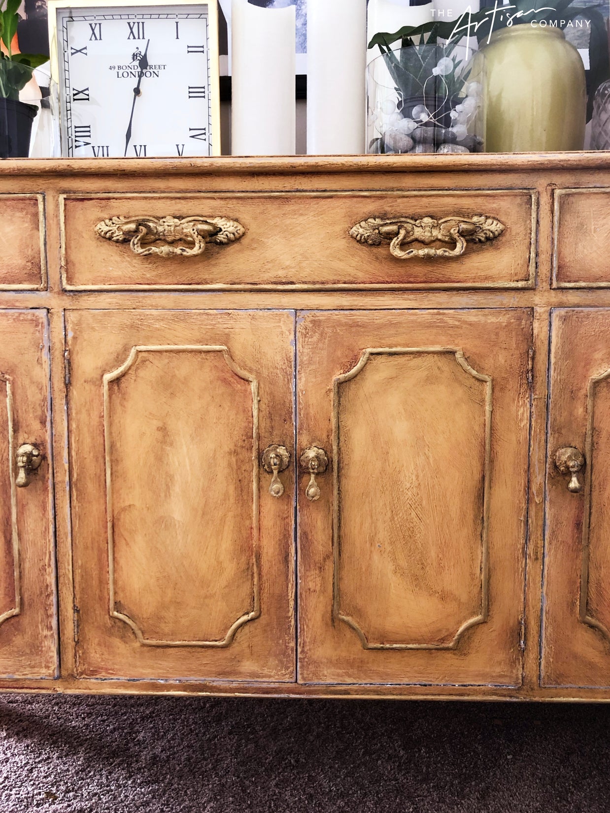 Not For Sale - Sideboard in Artisan Country Mustard