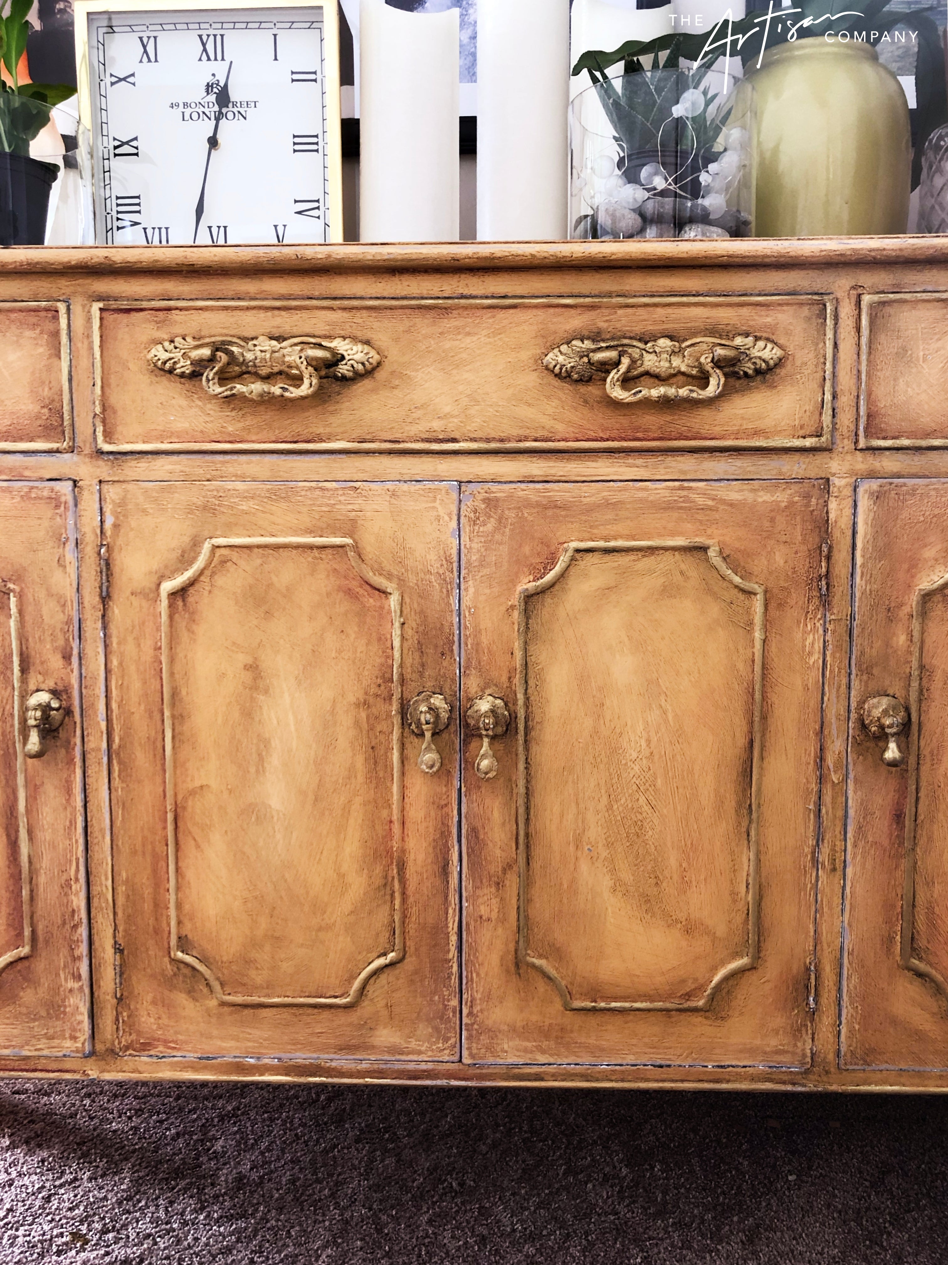 Not For Sale - Sideboard in Artisan Country Mustard