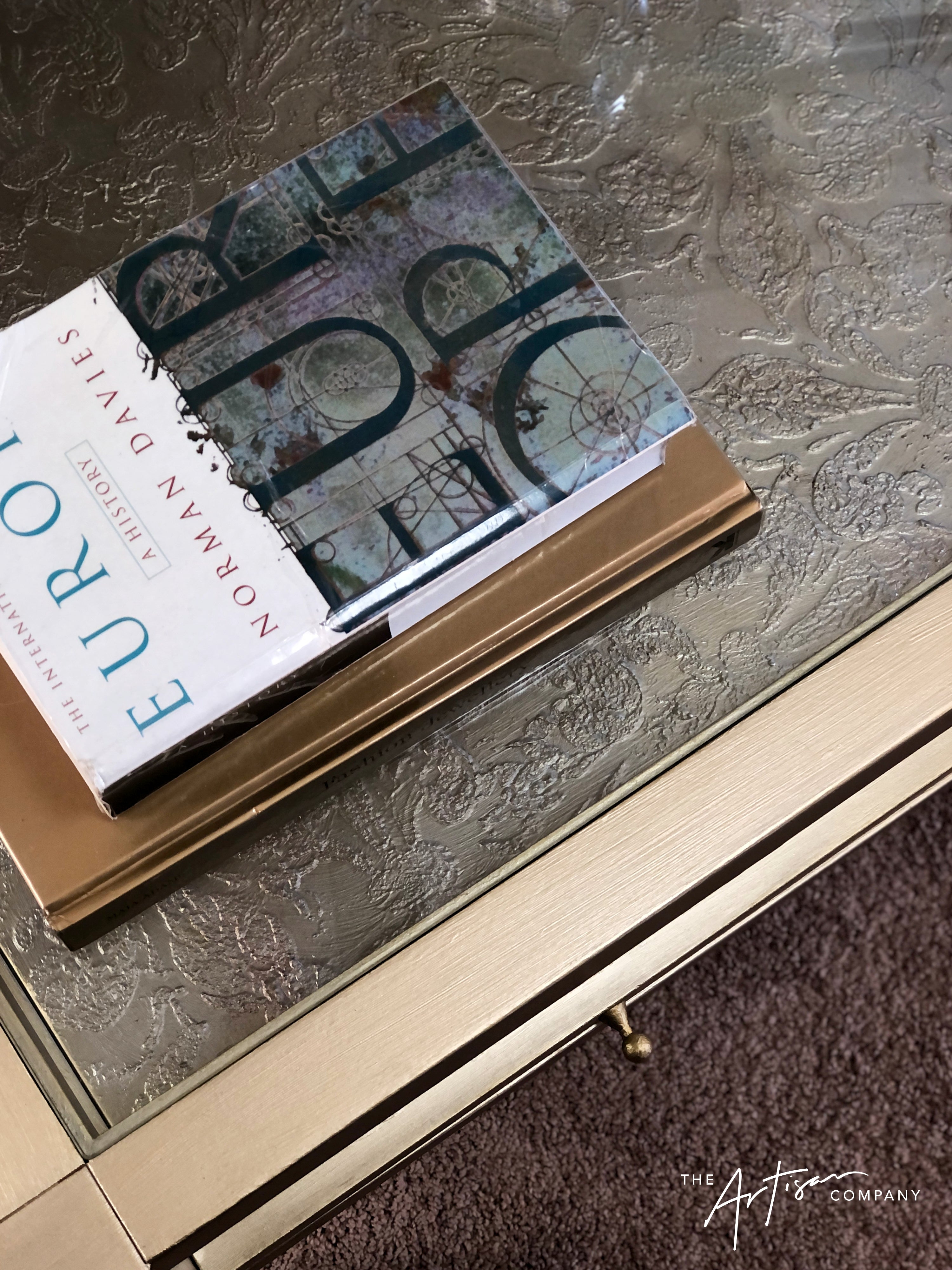 Not For Sale - Coffee Table in Artisan Metallic Alchemy