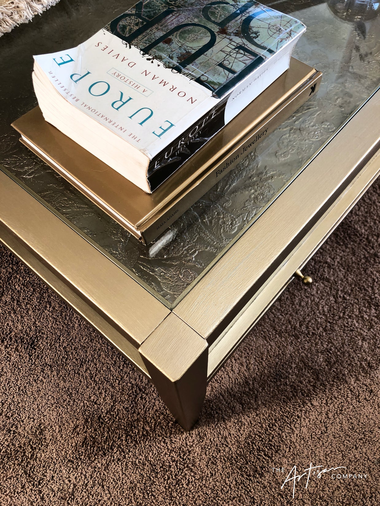 Not For Sale - Coffee Table in Artisan Metallic Alchemy