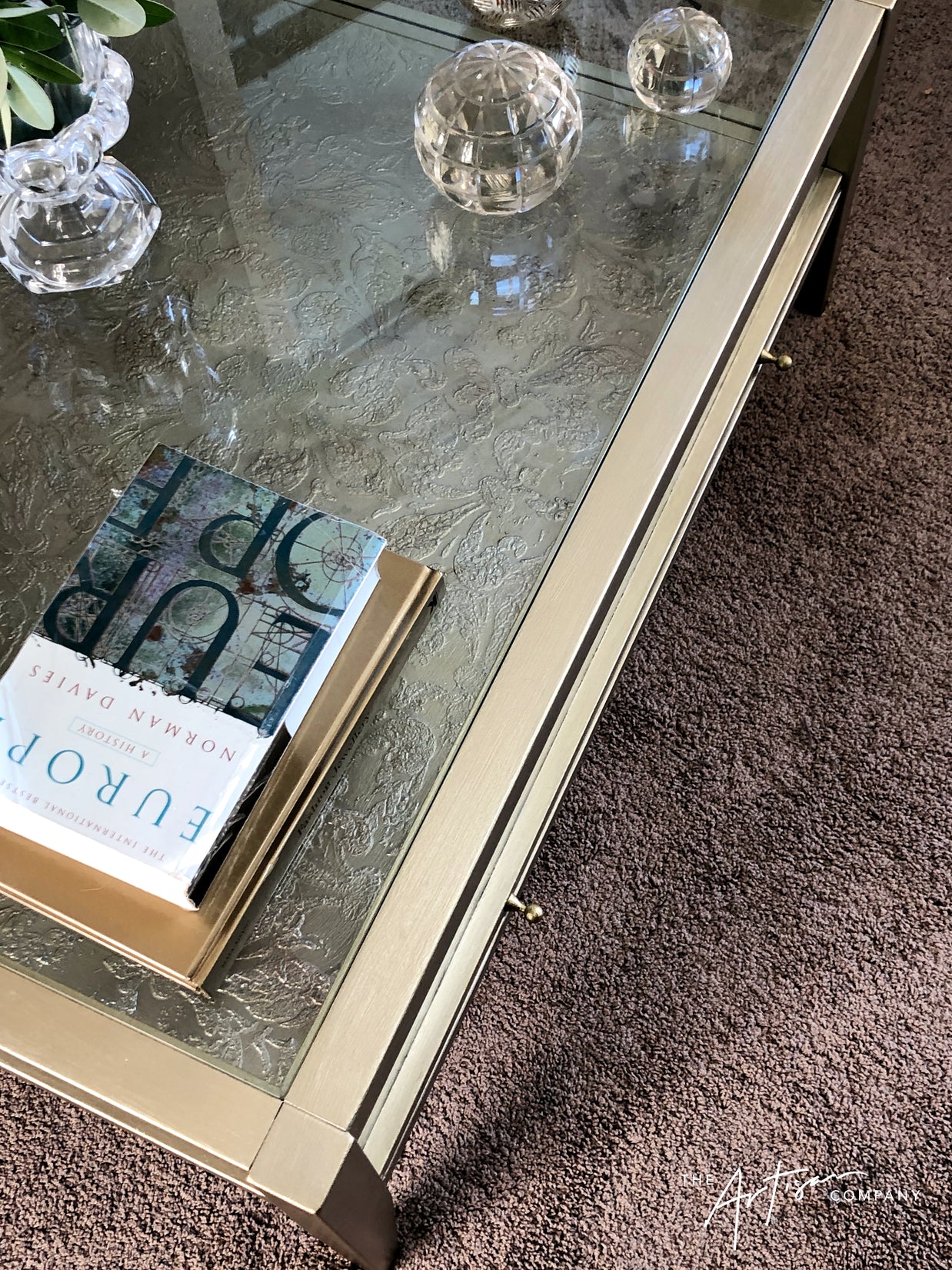 Not For Sale - Coffee Table in Artisan Metallic Alchemy