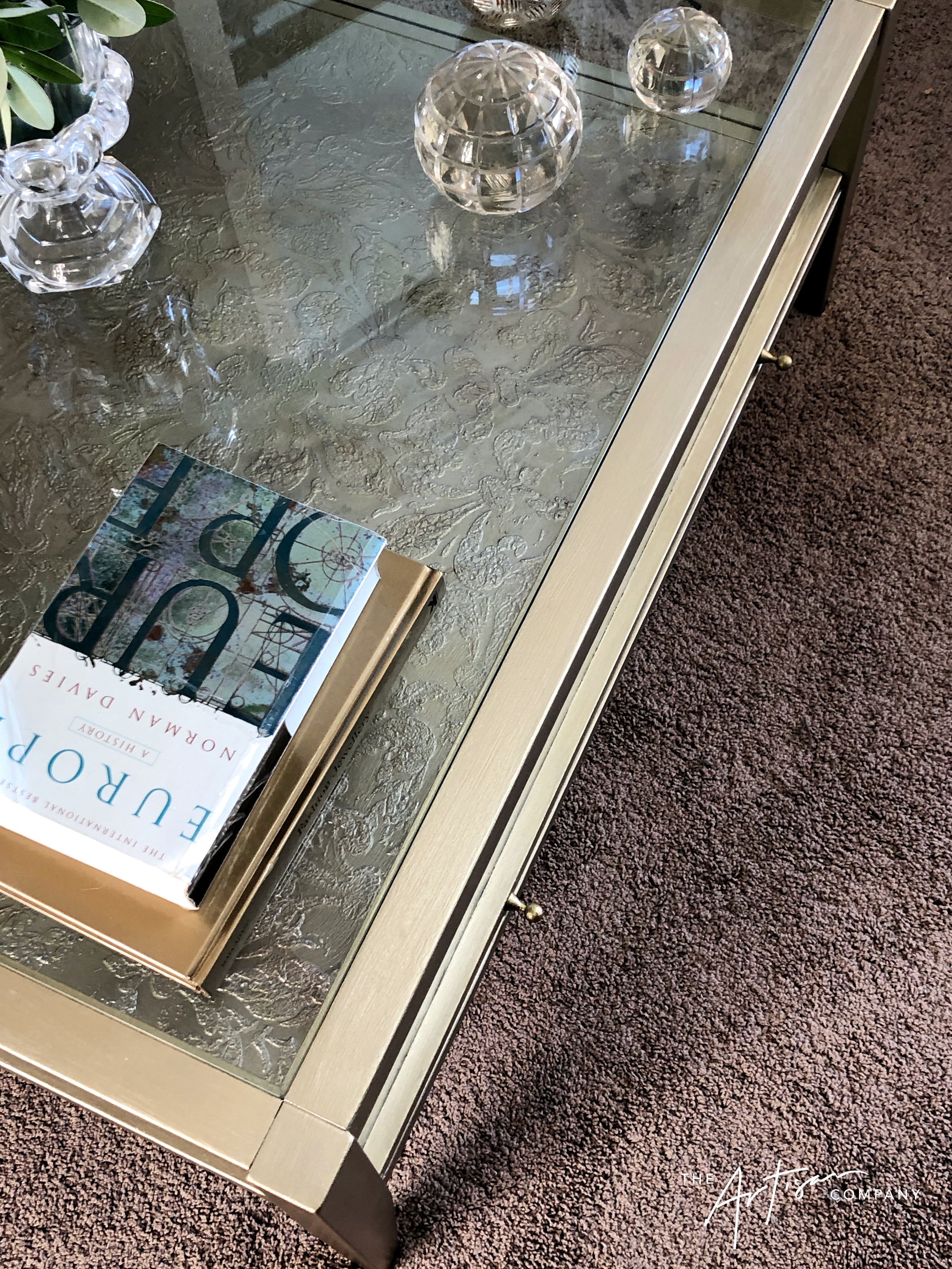 Not For Sale - Coffee Table in Artisan Metallic Alchemy