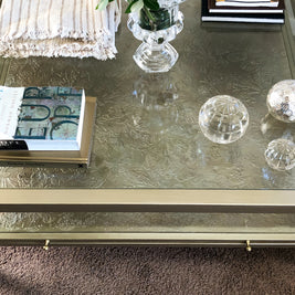 Not For Sale - Coffee Table in Artisan Metallic Alchemy