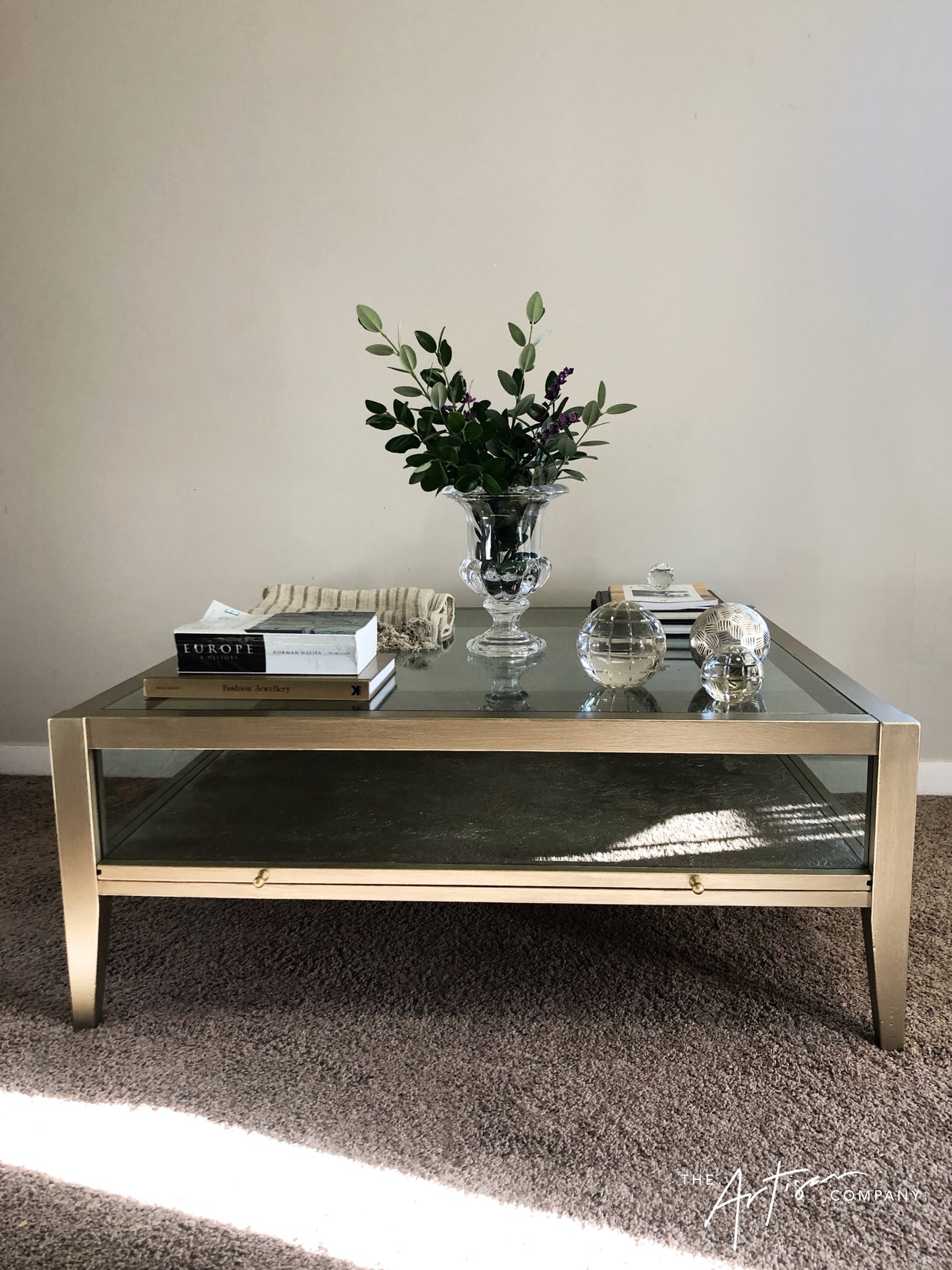 Not For Sale - Coffee Table in Artisan Metallic Alchemy