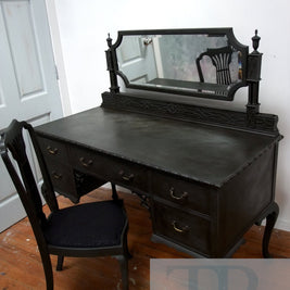 Not For Sale - Avril : Antique dressing table and chair
