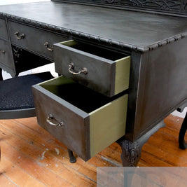 Not For Sale - Avril : Antique dressing table and chair