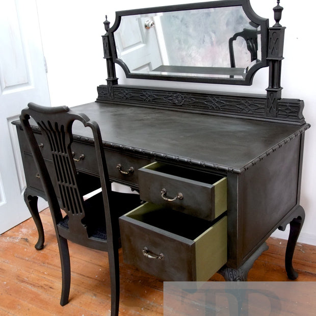 Not For Sale - Avril : Antique dressing table and chair