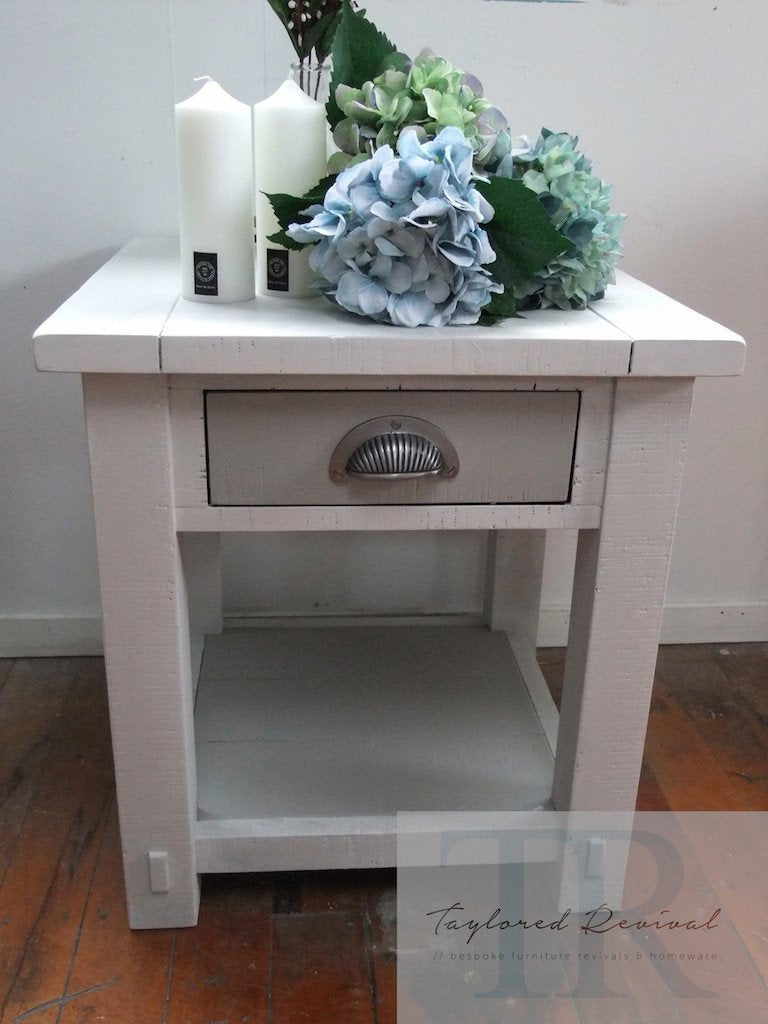Not For Sale - Commissioned Side table and entertainment unit in a French Linen blend