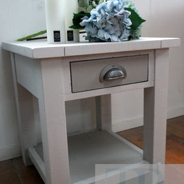 Not For Sale - Commissioned Side table and entertainment unit in a French Linen blend