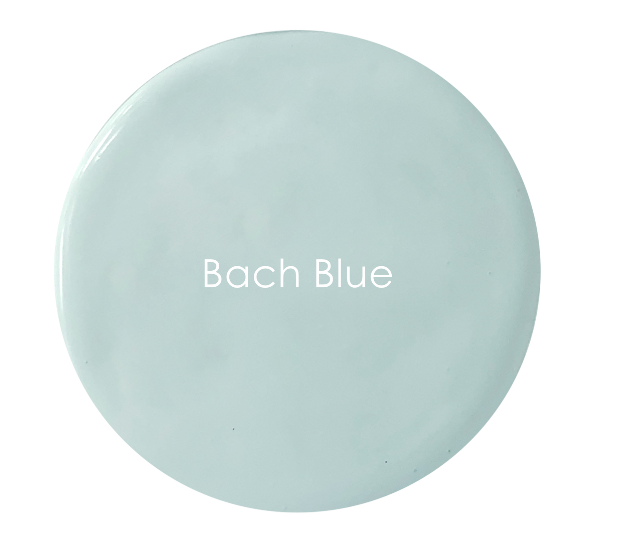 Bach Blue chalk paint swatch – soft grey-blue finish