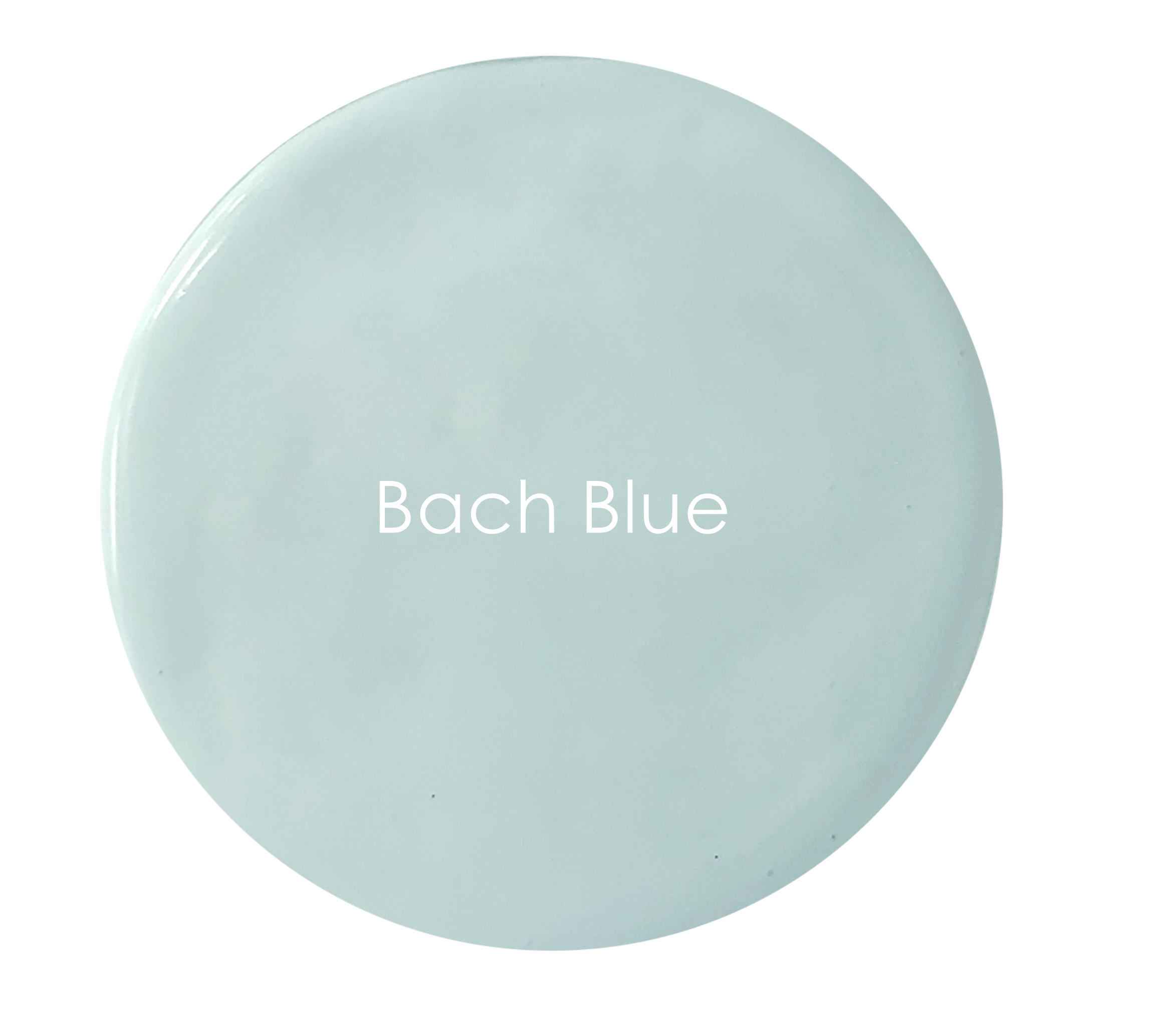Bach Blue chalk paint swatch – soft grey-blue finish