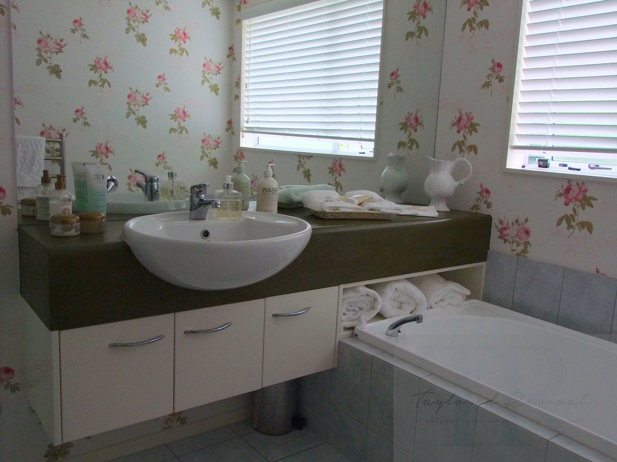 Not For Sale - Commissioned bathroom benches