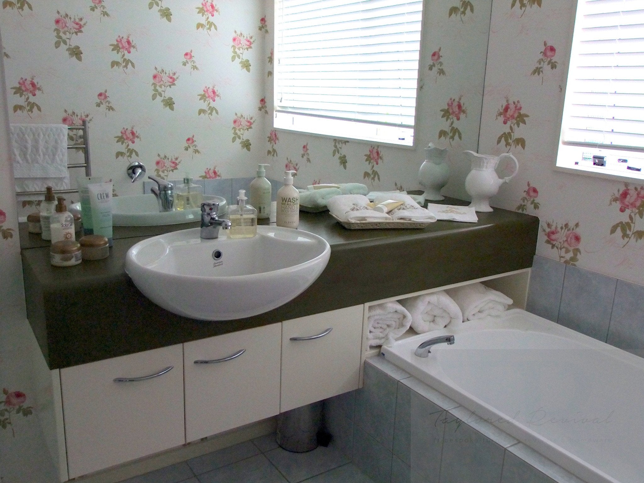 Not For Sale - Commissioned bathroom benches
