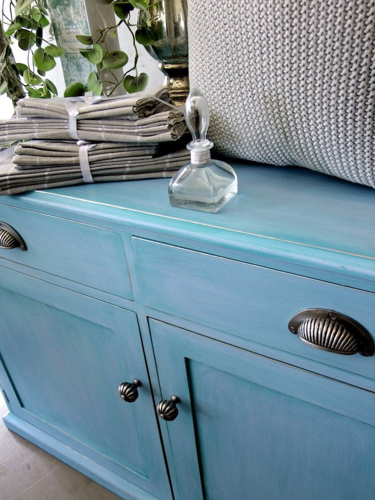 Sideboard: Louis Blue with Florence Wash