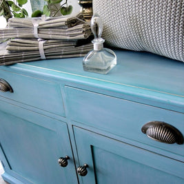 Sideboard: Louis Blue with Florence Wash
