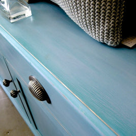 Sideboard: Louis Blue with Florence Wash