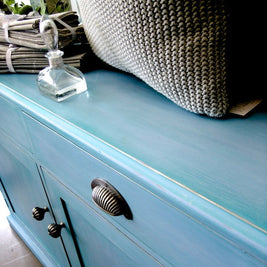 Sideboard: Louis Blue with Florence Wash