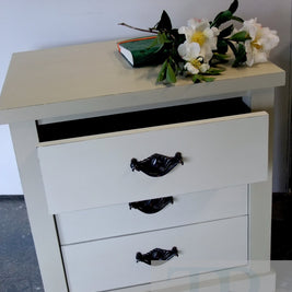 Not For Sale - Commissioned bedside and low cabinet in country grey