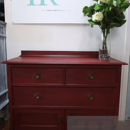 Not For Sale - Bernadette: Oak drawers over cabinet